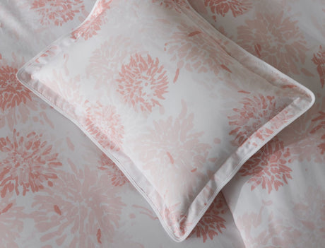 Chrysanthemum Blush Bedding by Matouk x Tillett at Fig Linens and Home - Lifestyle 3