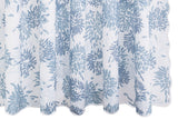 Chrysanthemum 72" W x 72" L Shower Curtain Blue