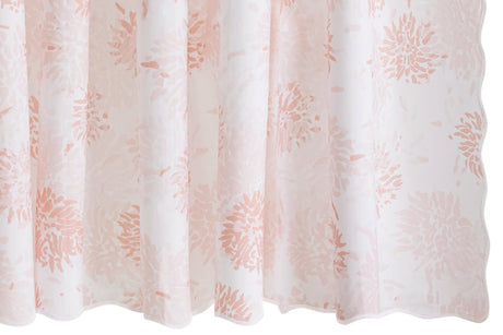 Chrysanthemum 72" W x 72" L Shower Curtain Blush