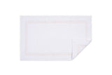 Bath Rug in Blush Pink -  Matouk Classic Chain Small Rug at Fig Linens and Home