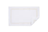 Bath Rug in Ivory -  Matouk Classic Chain Small Rug at Fig Linens and Home