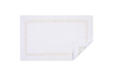 Bath Rug in Ivory -  Matouk Classic Chain Small Rug at Fig Linens and Home