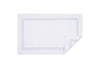 Bath Rug in Light Blue -  Matouk Classic Chain Small Rug at Fig Linens and Home