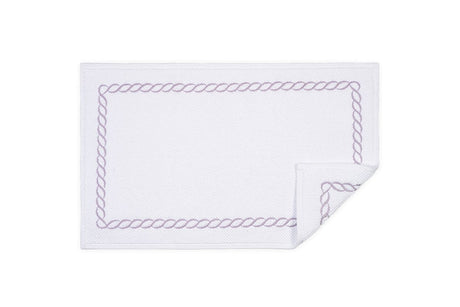 Bath Rug in Lilac -  Matouk Classic Chain Small Rug at Fig Linens and Home