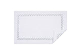 Bath Rug in Silver -  Matouk Classic Chain Small Rug at Fig Linens and Home