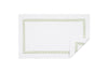 Bath Rug in Spring Green -  Matouk Classic Chain Small Rug at Fig Linens and Home