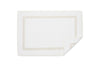 Matouk Classic Chain Bath Tub Mat in Ivory at Fig Linens and Home