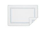 Matouk Classic Chain Bath Tub Mat in Light Blue at Fig Linens and Home