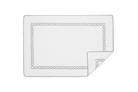Matouk Classic Chain Bath Tub Mat in Lilac at Fig Linens and Home