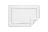 Matouk Classic Chain Bath Tub Mat in Silver at Fig Linens and Home