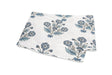 Dalila Mineral Blue Flat Sheet by Matouk Schumacher at Fig Linens and Home