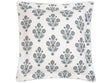 Dalila Mineral Blue European Square Pillow Sham | Matouk Schumacher at Fig Linens and Home