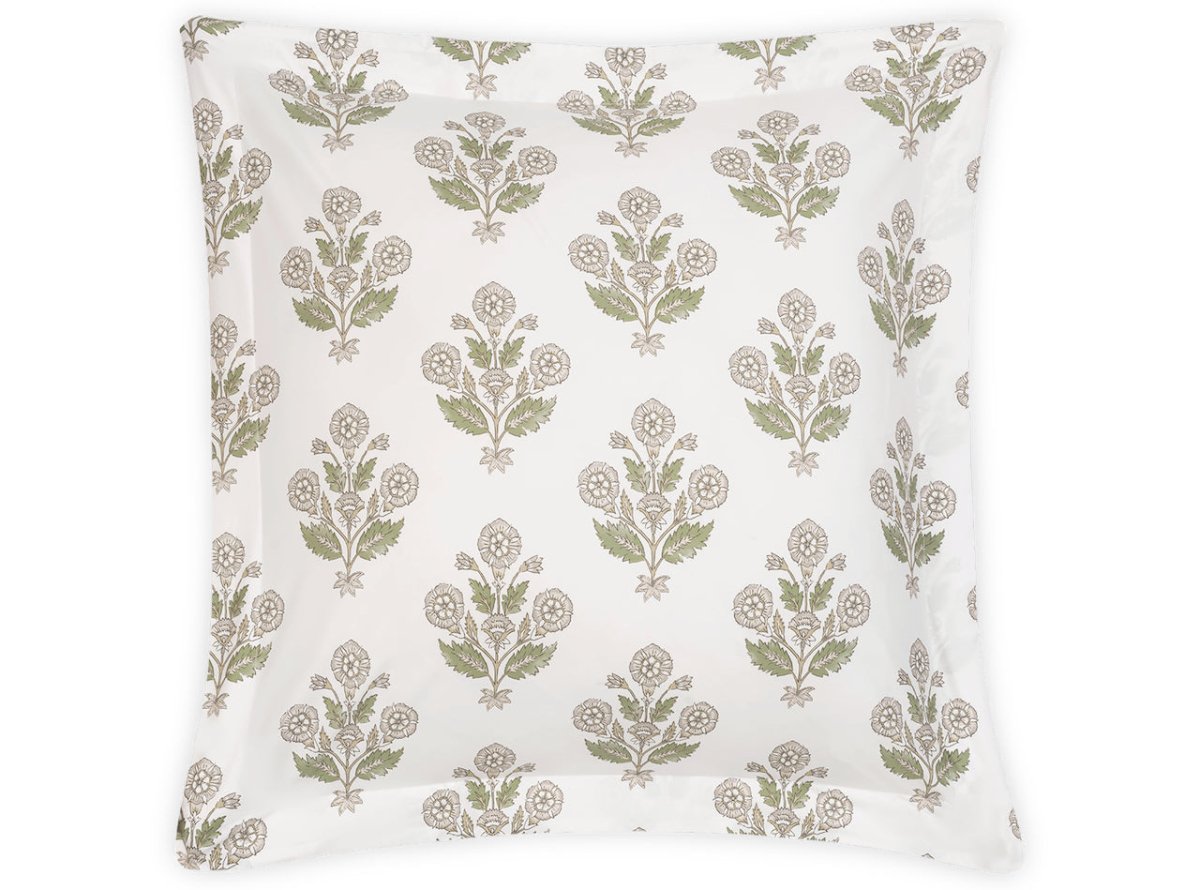 Dalila Pebble European Square Pillow Sham | Matouk Schumacher at Fig Linens and Home