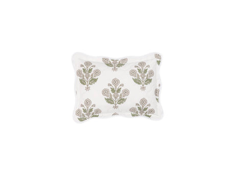 Dalila Quilted Pebble Boudoir Pillow Sham | Matouk Schumacher at Fig Linens and Home