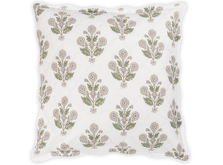 Dalila Quilted Pebble European Square Pillow Sham | Matouk Schumacher at Fig Linens and Home