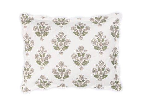 Dalila Quilted Pebble Pillow Sham | Matouk Schumacher at Fig Linens and Home