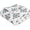 Dalila Quilted Coverlet in Mineral Blue | Matouk Schumacher at Fig Linens and Home