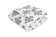 Dalila Quilted Coverlet in Mineral Blue | Matouk Schumacher at Fig Linens and Home