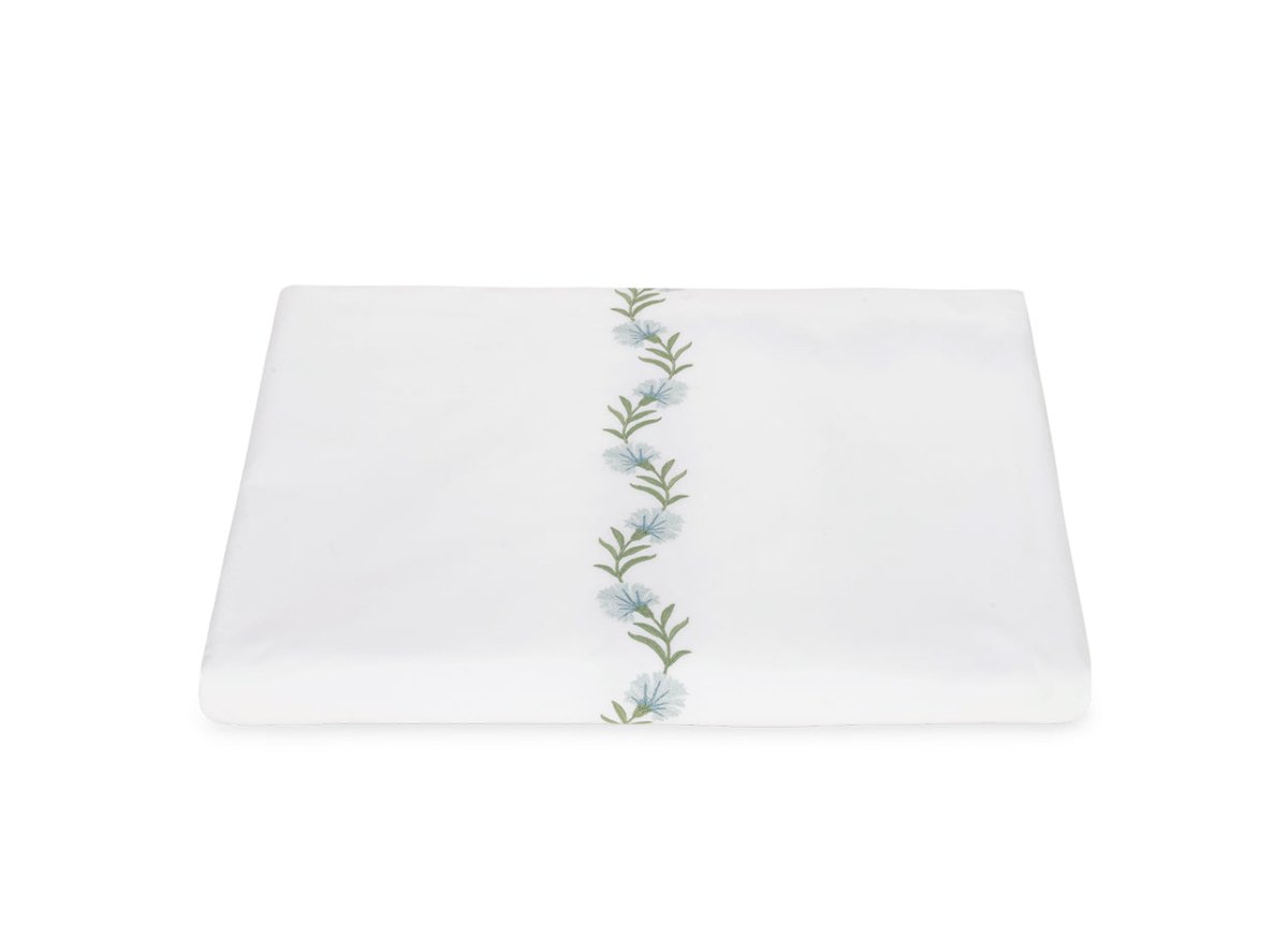 Matouk Daphne Full/Queen Duvet Cover Bluebell