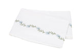 Matouk Daphne Full/Queen Flat Sheet Bluebell