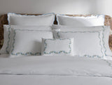 Daphne Bedding by Matouk - Percale Cotton Sheets and Duvet Covers - Detail 1