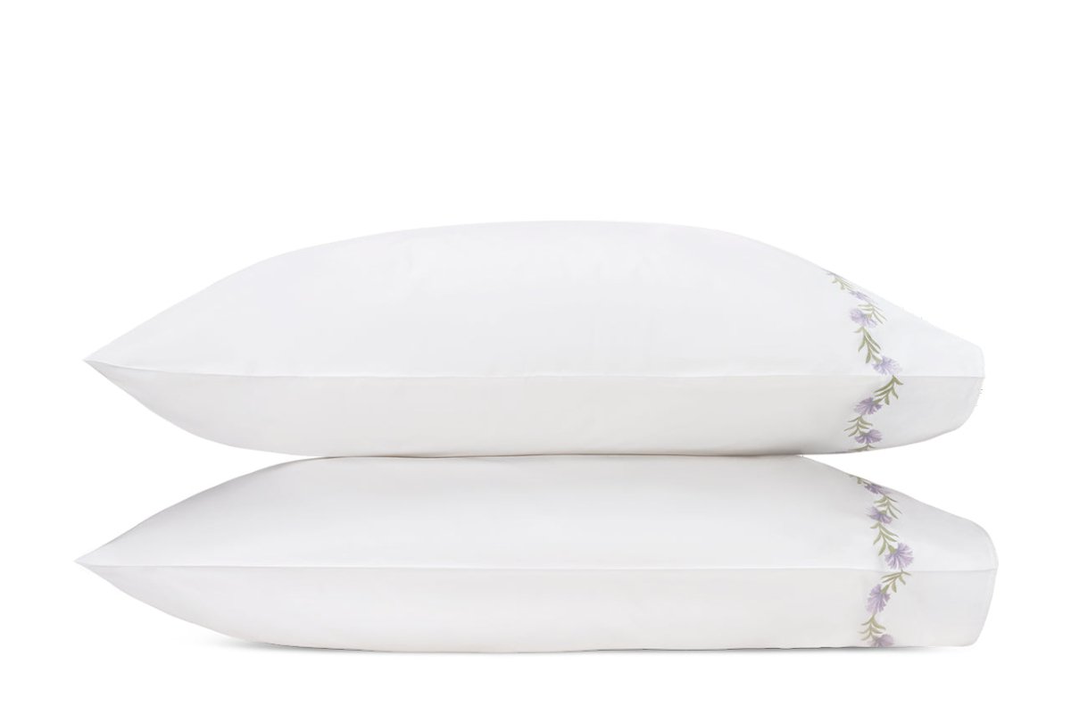 Matouk Daphne Standard Pillowcase Lilac