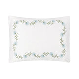 Daphne Matelassé in Bluebell |  Matouk Boudoir Sham at Fig Linens and Home