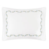 Daphne Matelassé in Bluebell |  Matouk Pillow Sham at Fig Linens and Home