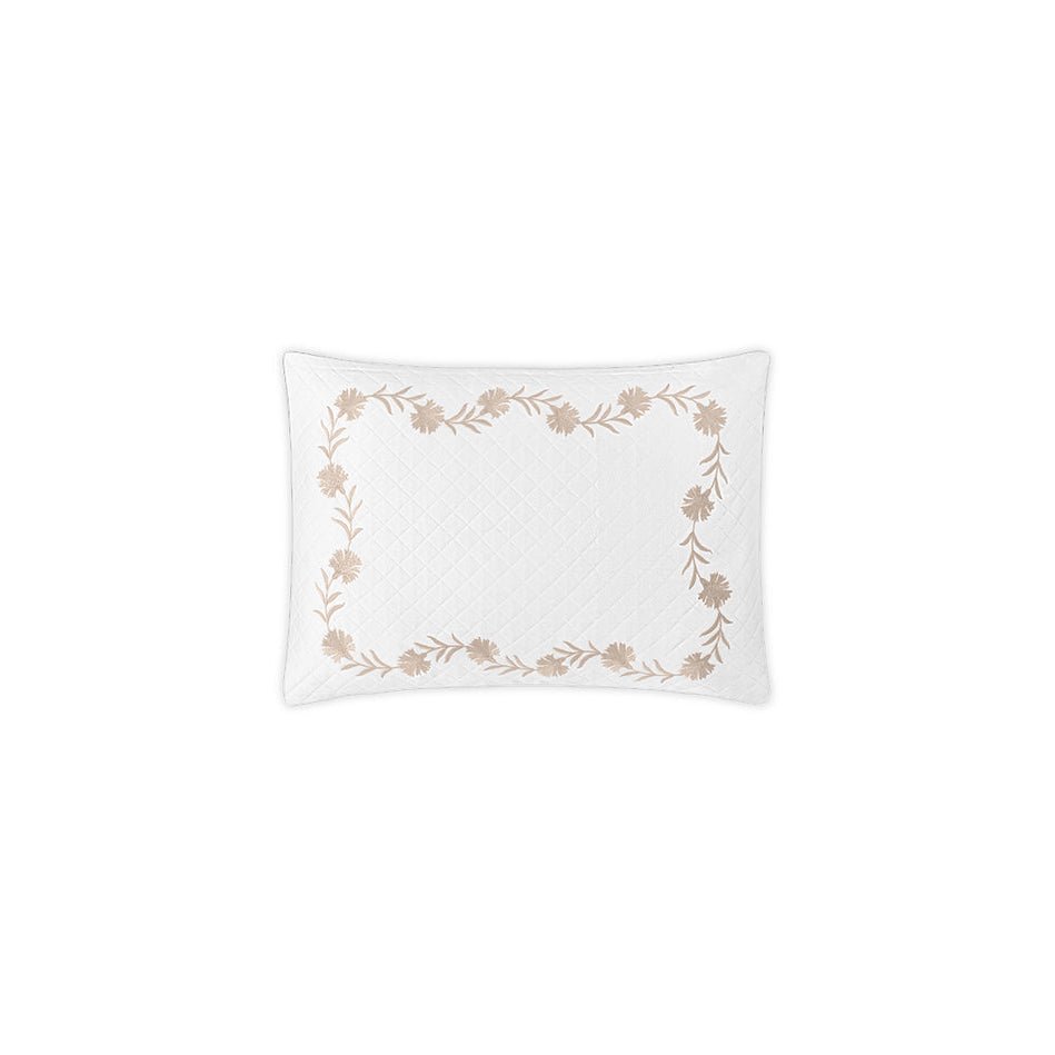 Matouk Daphne Matelassé Dune Boudoir Sham at Fig Linens and Home
