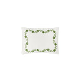 Daphne Matelassé in Grass Green |  Matouk Boudoir Sham at Fig Linens and Home