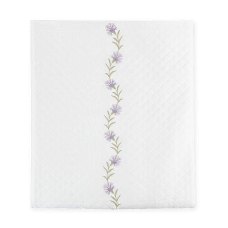 Daphne Matelassé in Lilac Purple |  Matouk Coverlet at Fig Linens and Home