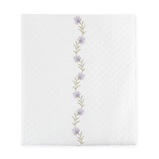 Daphne Matelassé in Lilac Purple |  Matouk Coverlet at Fig Linens and Home