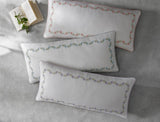 Daphne Matelassé Lumbar Pillow Cover by Matouk at Fig Linens and Home
