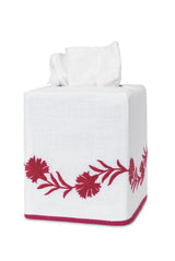 Daphne Tissue Box Covers by Matouk - Berry at Fig Linens and Home