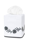 Daphne Tissue Box Covers by Matouk - Charcoal at Fig Linens and Home