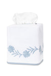Daphne Tissue Box Covers by Matouk - Hazy Blue at Fig Linens and Home