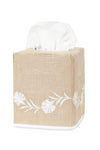 Daphne Tissue Box Covers by Matouk - Oat at Fig Linens and Home