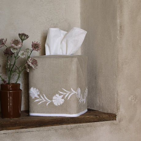 Daphne Tissue Box Covers by Matouk - Lifestyle Image at Fig Linens and Home