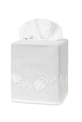Daphne Tissue Box Covers by Matouk - Quartz at Fig Linens and Home