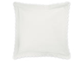 Euro Sham - Matouk Diamond Pique Bone Bedding at Fig Linens and Home