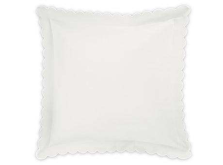 Euro Sham - Matouk Diamond Pique Bone Bedding at Fig Linens and Home