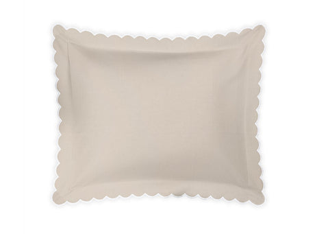Pillow Sham - Matouk Diamond Pique Dune Bedding at Fig Linens and Home