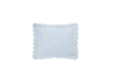 Boudoir Sham - Matouk Diamond Pique Light Blue Bedding at Fig Linens and Home