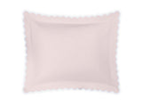 Pillow Sham - Matouk Diamond Pique Pink Bedding at Fig Linens and Home
