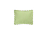 Boudoir Sham - Matouk Diamond Pique Spring Green Bedding at Fig Linens and Home