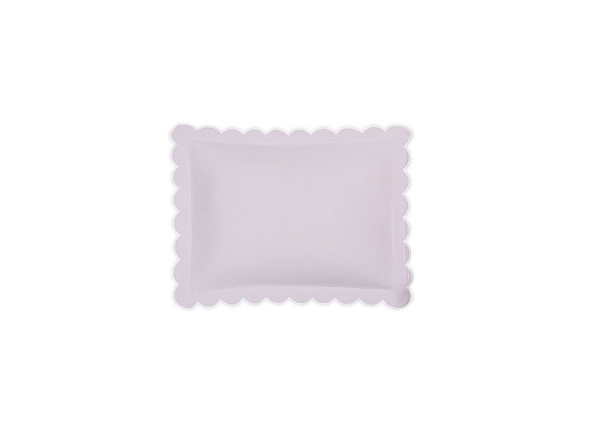 Boudoir Sham - Matouk Diamond Pique Violet Bedding at Fig Linens and Home