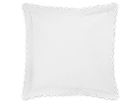 Euro Sham - Matouk Diamond Pique White Bedding at Fig Linens and Home