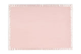 Blush Pink Baby Blanket - Matouk Dream Modal Little Blanket at Fig Linens and Home - Open View