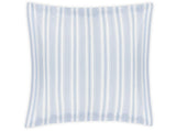 Euro Square Sham - Elio Stripe Bedding in Blue | Matouk Schumacher at Fig Linens and Home