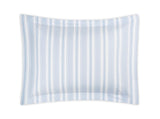 Pillow Sham - Elio Stripe Bedding in Blue | Matouk Schumacher at Fig Linens and Home
